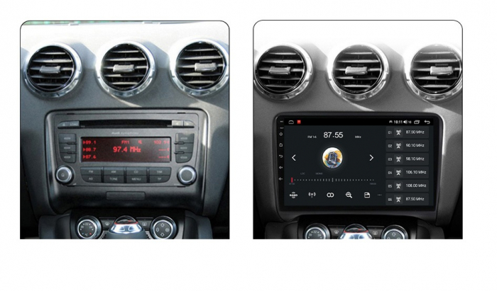 Navigatie Dedicata Audi TT (2006-2014), 9 Inch, 6Gb Ram, 128Gb stocare, Carplay [7]
