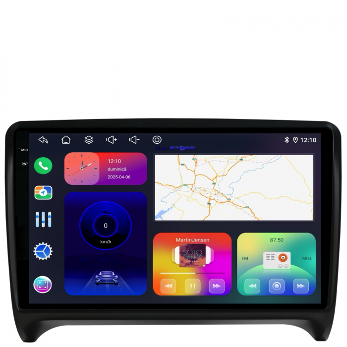 Navigatie Dedicata Audi TT (2006-2014), 9Inch, 6Gb Ram, 128Gb Stocare, Carplay [5]