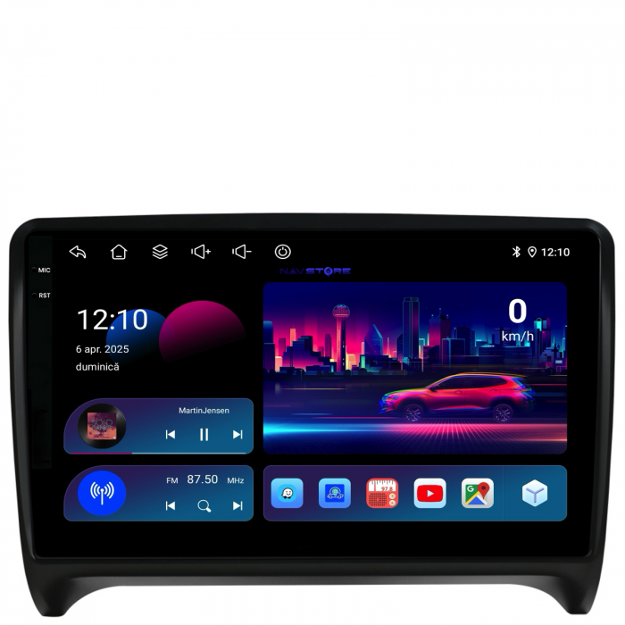 Navigatie Dedicata Audi TT (2006-2014), 9Inch, 6Gb Ram, 128Gb Stocare, Carplay [4]