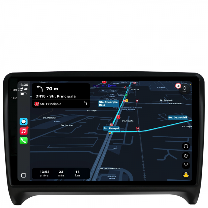 Navigatie Dedicata Audi TT (2006-2014), 9Inch, 6Gb Ram, 128Gb Stocare, Carplay [3]