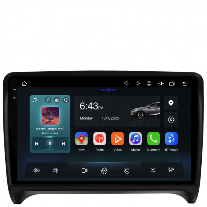 Navigatie Dedicata Audi TT (2006-2014), 9Inch, 8Gb Ram, 256Gb Stocare, Carplay [4]
