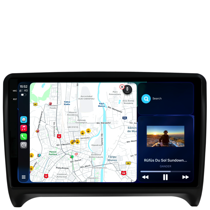 Navigatie Dedicata Audi TT (2006-2014), QuadCore, 9Inch, 4Gb Ram, 64Gb Stocare, Carplay [2]