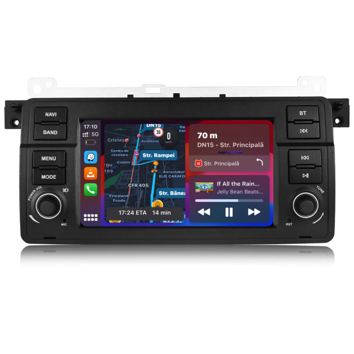 Navigatie Dedicata BMW Seria 3 E46 (1998-2006), 7Inch, 4Gb Ram, 64Gb Stocare, Carplay [1]