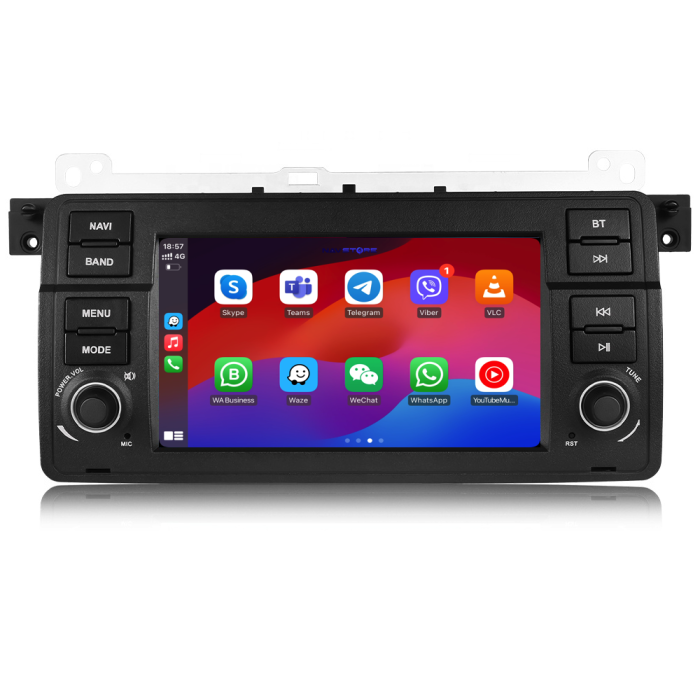 Navigatie Dedicata BMW Seria 3 E46 (1998-2006), 7Inch, 4Gb Ram, 64Gb Stocare, Carplay [3]