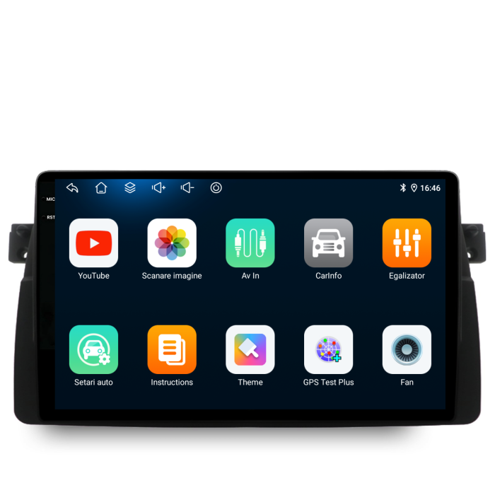 Navigatie Dedicata BMW Seria3 E46 (1997-2005), 9Inch, 6Gb Ram, 128Gb Stocare, Carplay [6]