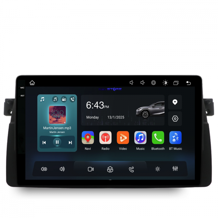 Navigatie Dedicata BMW Seria3 E46 (1997-2005),QuadCore, 9Inch, 4Gb Ram, 64Gb Stocare, Carplay [4]