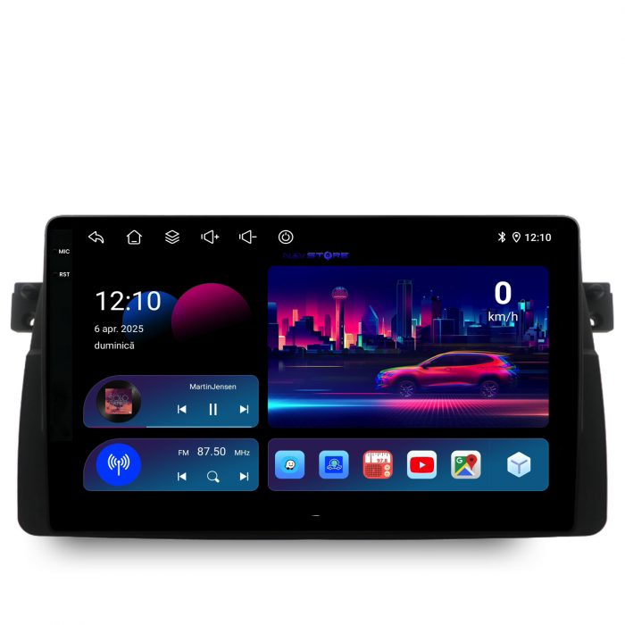 Navigatie Dedicata BMW Seria3 E46 (1997-2005), 9Inch, 6Gb Ram, 128Gb Stocare, Carplay [4]