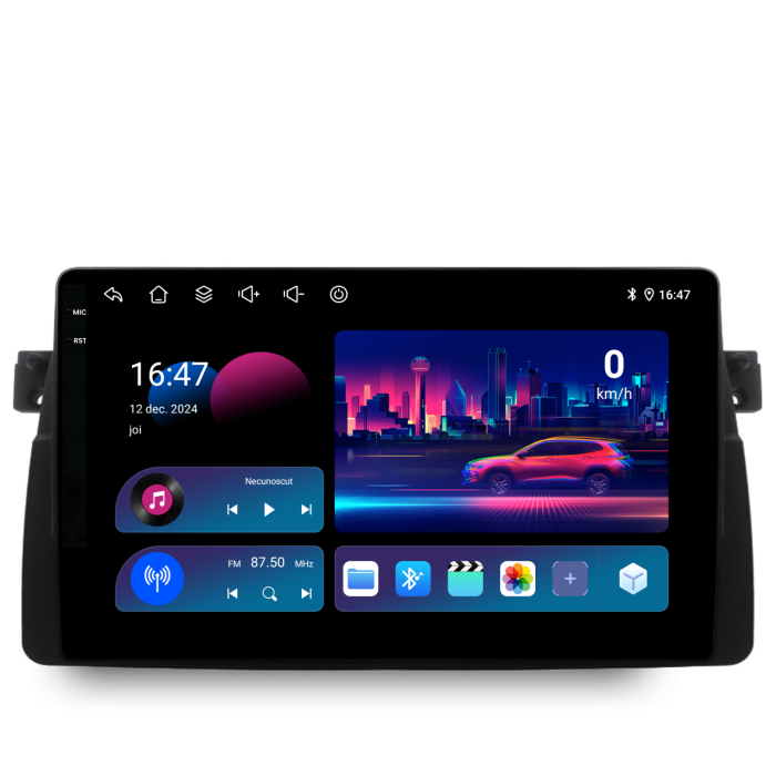 Navigatie Dedicata BMW Seria3 E46 (1997-2005),QuadCore, 9Inch, 4Gb Ram, 64Gb Stocare, Carplay [4]