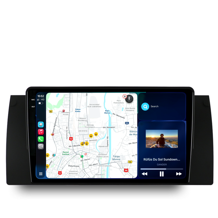 Navigatie Dedicata BMW Seria5 E39/X5 E53 (1995-2003), 2K, 8Gb Ram, 256Gb Stocare, Carplay [2]