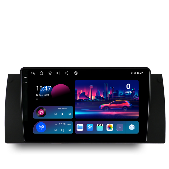 Navigatie Dedicata BMW Seria5 E39/X5 E53 (1995-2003), 9Inch, 2Gb Ram, 32Gb Stocare, Carplay [4]