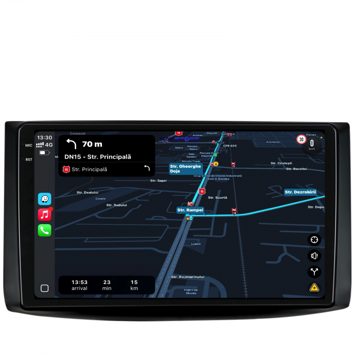 Navigatie Dedicata Chevrolet Aveo (2002-2011), 9Inch, 8Gb Ram, 256Gb Stocare, Carplay [3]