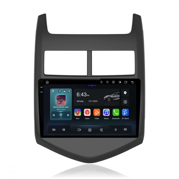 Navigatie Dedicata Chevrolet Aveo (2012-2014),QuadCore, 9Inch, 4Gb Ram, 64Gb Stocare, Carplay [4]