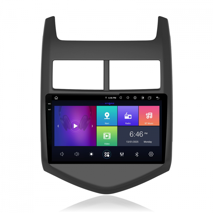 Navigatie Dedicata Chevrolet Aveo (2012-2014),QuadCore, 9Inch, 4Gb Ram, 64Gb Stocare, Carplay [6]
