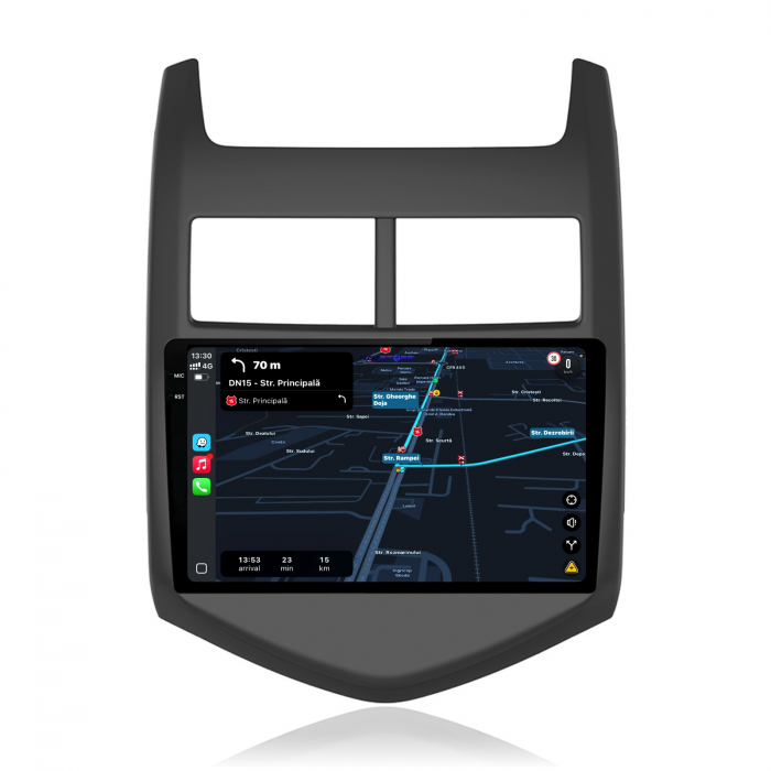 Navigatie Dedicata Chevrolet Aveo (2012-2014),QuadCore, 9Inch, 4Gb Ram, 64Gb Stocare, Carplay [3]