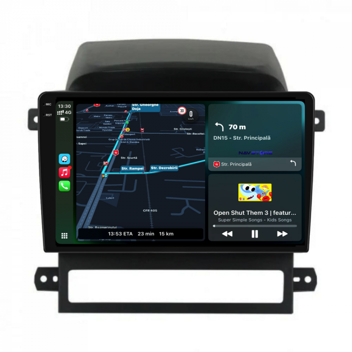 Navigatie Dedicata Chevrolet Captiva (2006-2011),QuadCore, 9Inch, 4Gb Ram, 64Gb Stocare, Carplay [2]