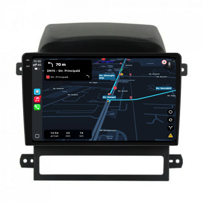 Navigatie Dedicata Chevrolet Captiva (2006-2011),QuadCore, 9Inch, 4Gb Ram, 64Gb Stocare, Carplay [3]