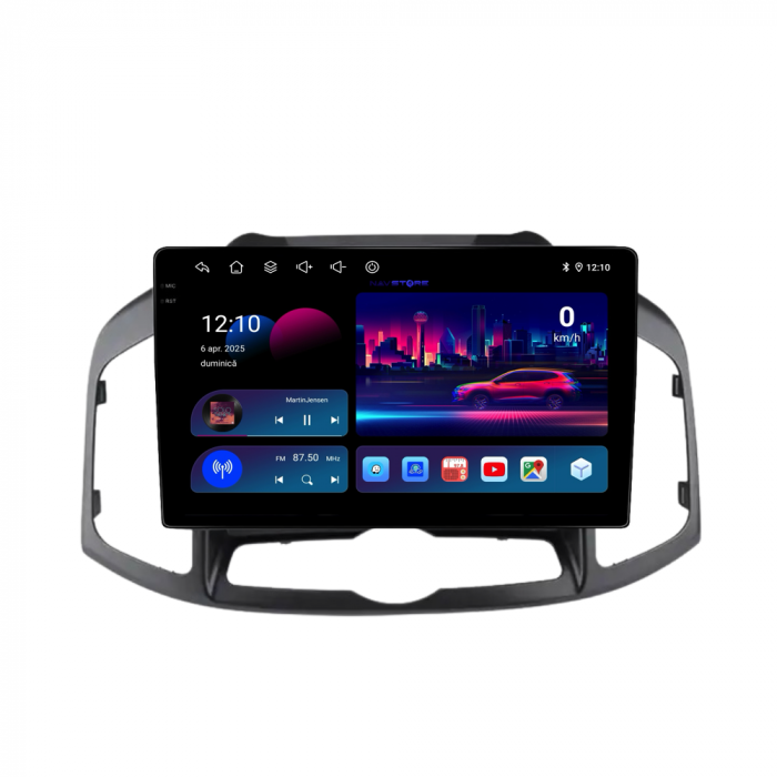 Navigatie Dedicata Chevrolet Captiva (2011-2016), Incell 10Inch, 6Gb Ram, 128Gb Stocare, Carplay [4]