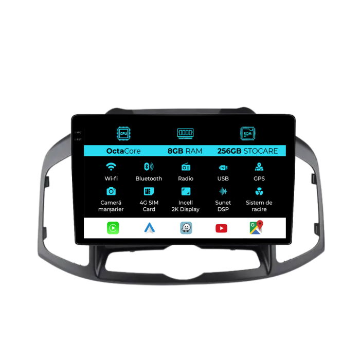 Navigatie Dedicata Chevrolet Captiva (2011-2016), 2K, 8Gb Ram, 256Gb Stocare, Carplay [1]