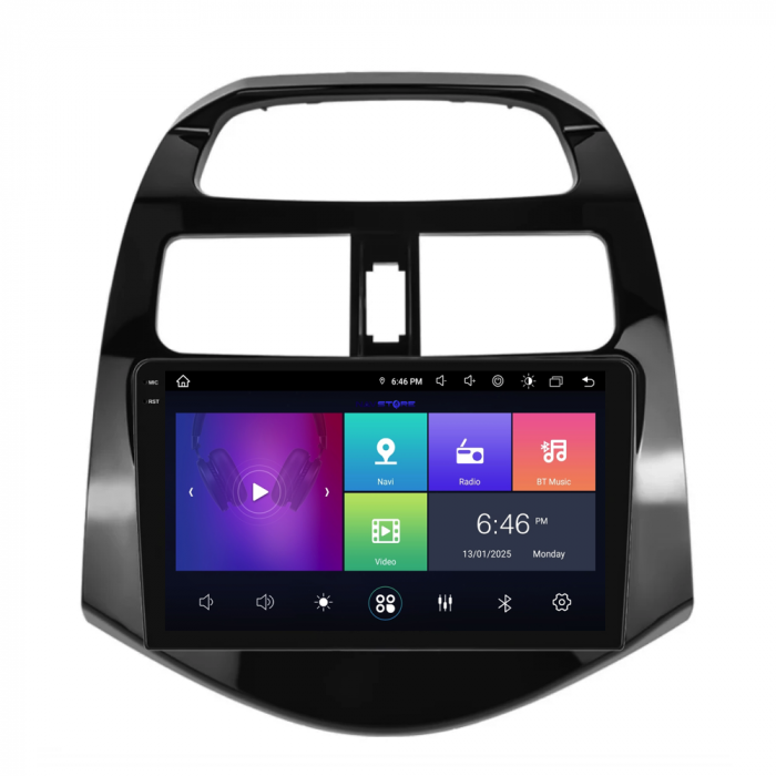 Navigatie Dedicata Chevrolet Spark (2009-2015), QuadCore, 9Inch, 4Gb Ram, 64Gb Stocare, Carplay [6]