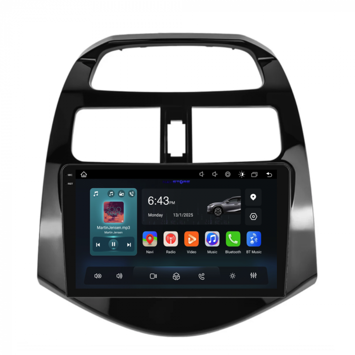 Navigatie Dedicata Chevrolet Spark (2009-2015), QuadCore, 9Inch, 4Gb Ram, 64Gb Stocare, Carplay [4]