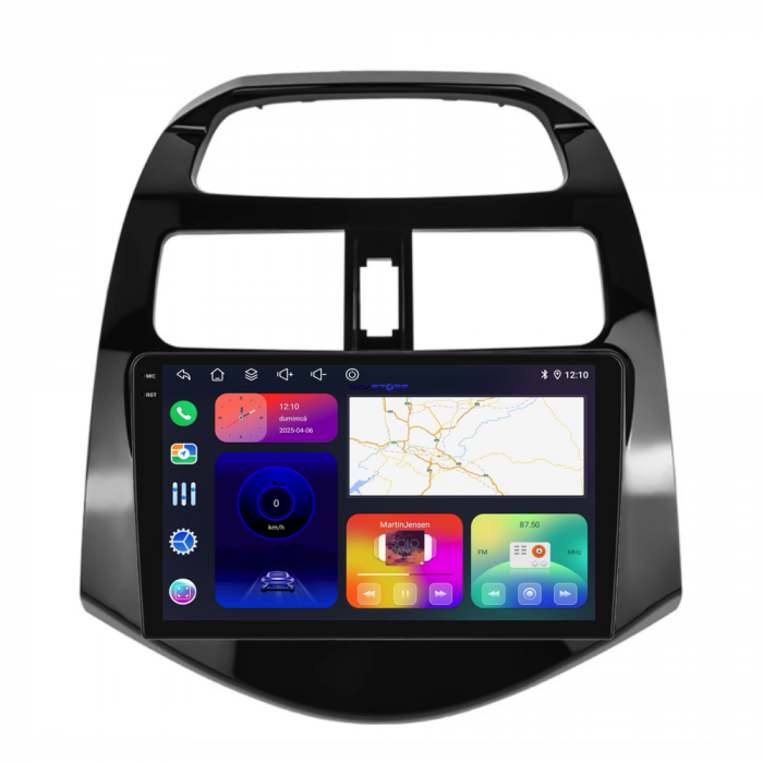 Navigatie Dedicata Chevrolet Spark (2009-2015), Incell 9Inch, 6Gb Ram, 128Gb Stocare, Carplay [5]
