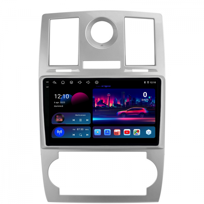 Navigatie Dedicata Chrysler 300C (2004-2008), 9Inch, 8Gb Ram, 256Gb Stocare, Carplay [4]