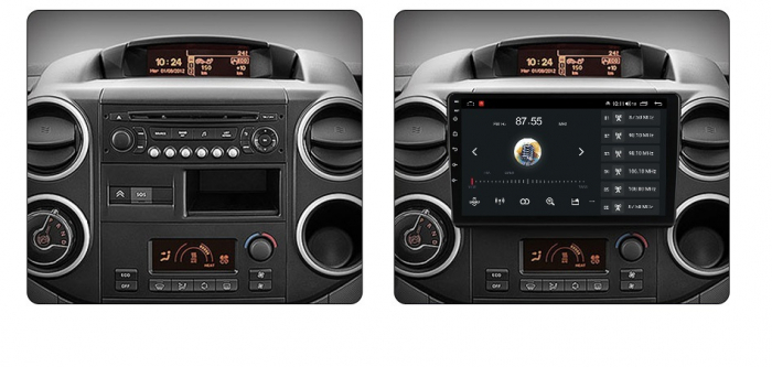 Navigatie Android Dedicata Citroen Berlingo (2008-2019), 9Inch, 6Gb Ram, 128Gb Stocare, Bluetooth, WiFi, Carplay [5]