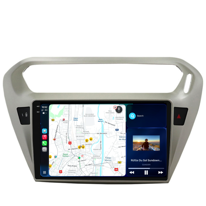 Navigatie Dedicata Citroen C-Elysee (2013-2018), 2K, 12Gb Ram, 256Gb Stocare, Carplay [4]