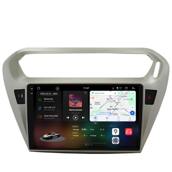 Navigatie Dedicata Citroen C-Elysee (2013-2018), 2K, 12Gb Ram, 256Gb Stocare, Carplay [1]