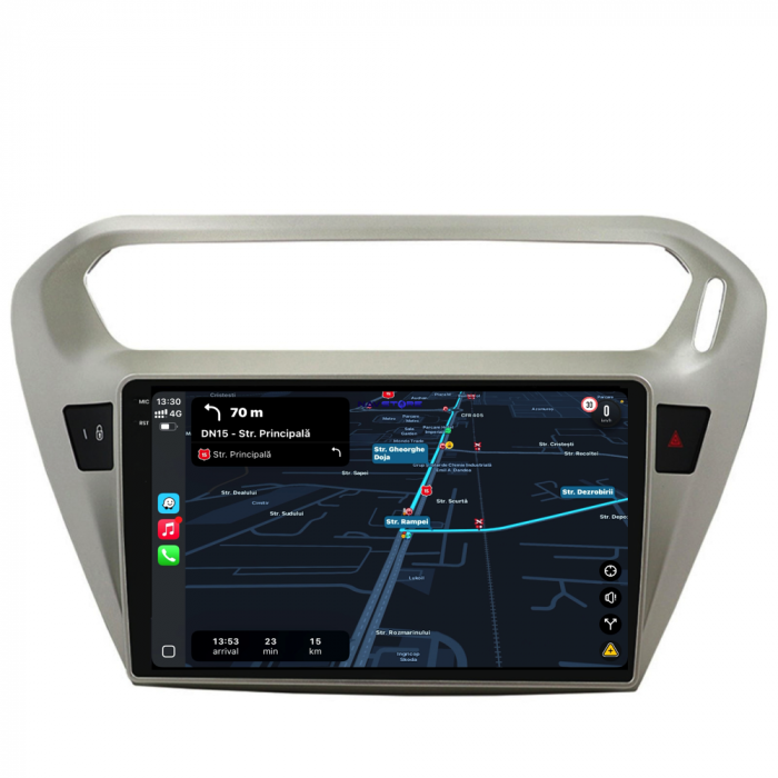 Navigatie Dedicata Citroen C-Elysee (2013-2018), 9Inch, 6Gb Ram, 128Gb Stocare, Carplay [3]