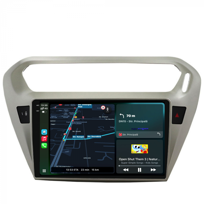 Navigatie Dedicata Peugeot 301 (2013-2018), 9Inch, 6Gb Ram, 128Gb Stocare, Carplay [2]