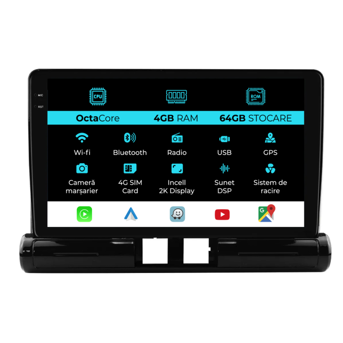 Navigatie Dedicata Citroen C3 Aircross I (2017-2023), 2K, 4Gb Ram, 64Gb Stocare, Carplay [1]