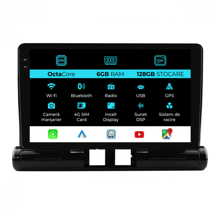 Navigatie Dedicata Citroen C3 Aircross I (2017-2023), 9Inch, 6Gb Ram, 128Gb Stocare, Carplay [1]