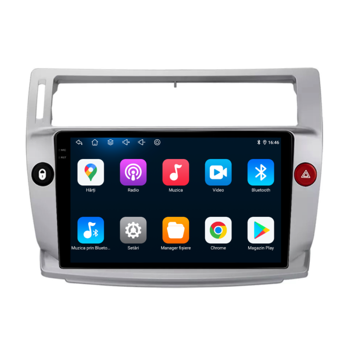 Navigatie Dedicata Citroen C4 (2004-2009),QuadCore, 9Inch, 4Gb Ram, 64Gb Stocare, Carplay [5]