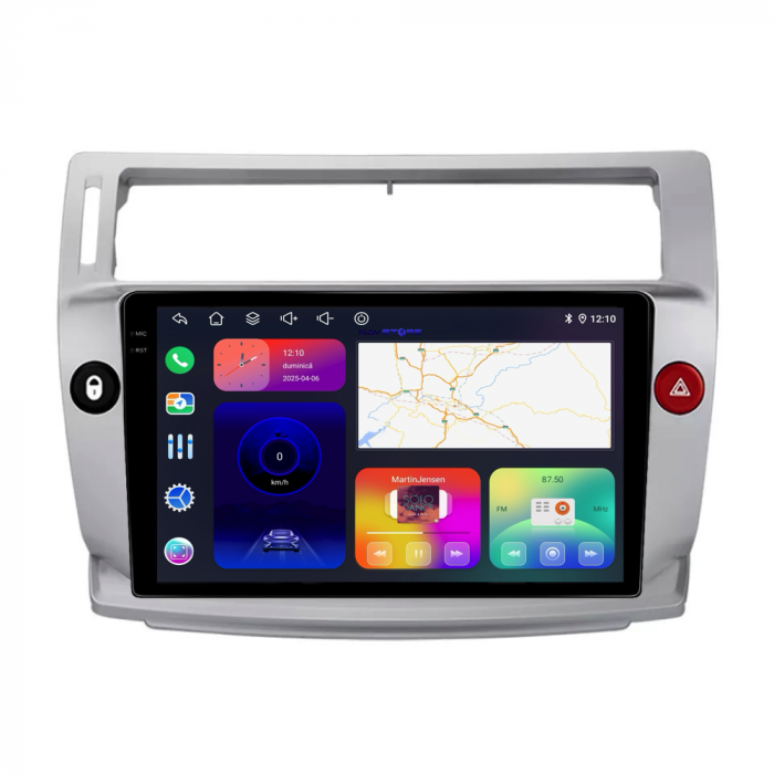 Navigatie Dedicata Citroen C4 (2004-2009),QuadCore, 9Inch, 4Gb Ram, 64Gb Stocare, Carplay [4]