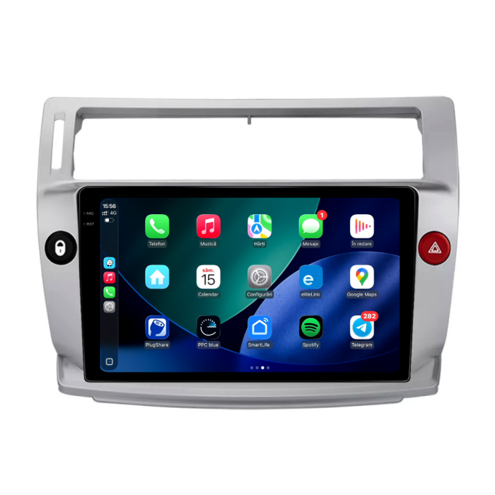 Navigatie Dedicata Citroen C4 (2004-2009),QuadCore, 9Inch, 4Gb Ram, 64Gb Stocare, Carplay [3]