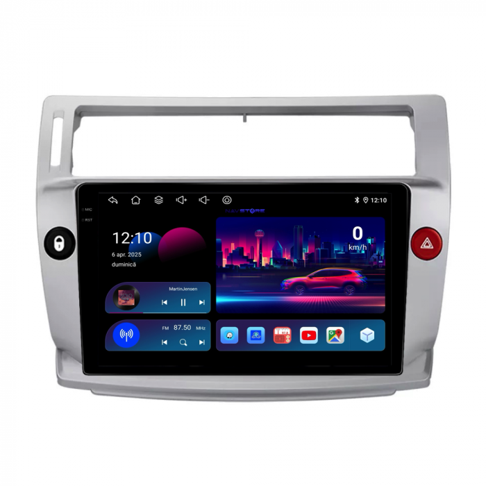Navigatie Dedicata Citroen C4 (2004-2009),QuadCore, 9Inch, 4Gb Ram, 64Gb Stocare, Carplay [6]