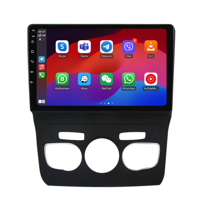 Navigatie Dedicata Citroen C4L (2013-2016), 9Inch, 1Gb Ram, 32Gb Stocare, Carplay [4]
