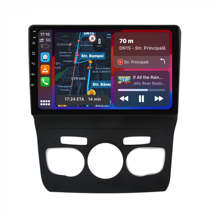 Navigatie Dedicata Citroen C4L (2013-2016), 9Inch, 1Gb Ram, 32Gb Stocare, Carplay [2]