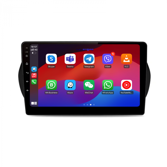 Navigatie Dedicata Citroen Nemo (2008 - 2017), 10Inch, 1Gb Ram, 32Gb Stocare, Carplay [4]