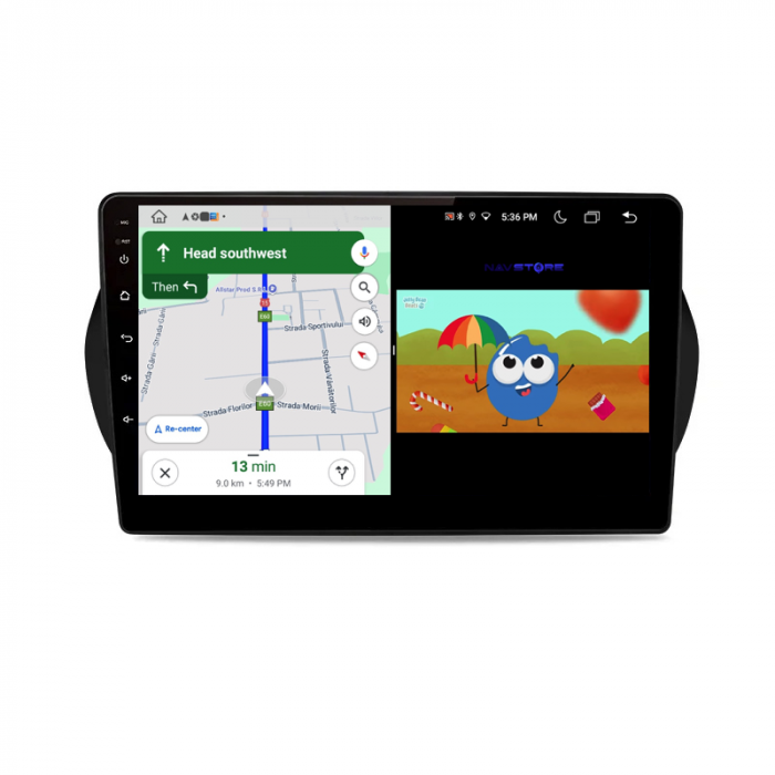Navigatie Dedicata Citroen Nemo (2008 - 2017), 10Inch, 6Gb Ram, 128Gb Stocare, Carplay [5]