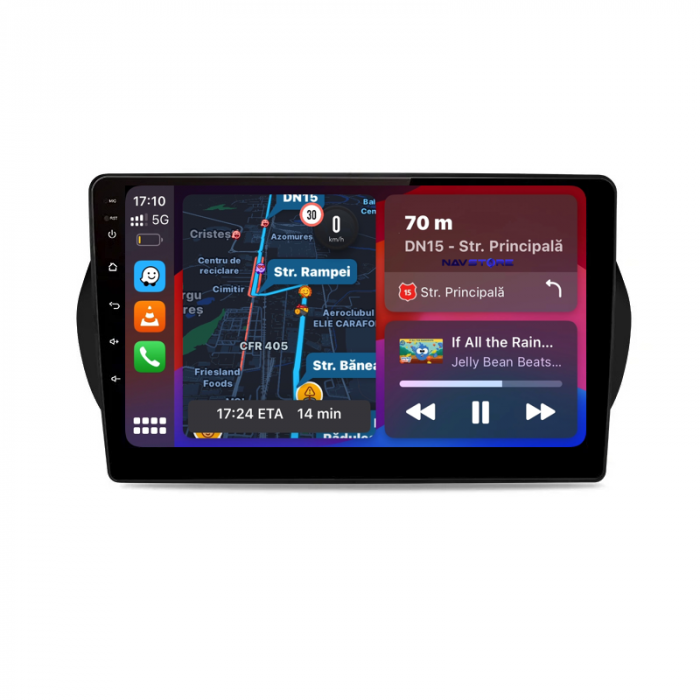 Navigatie Dedicata Citroen Nemo (2008 - 2017), 10Inch, 6Gb Ram, 128Gb Stocare, Carplay [2]