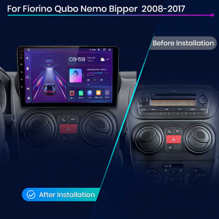 Navigatie Dedicata Citroen Nemo (2008 - 2017), 10Inch, 6Gb Ram, 128Gb Stocare, Carplay [7]