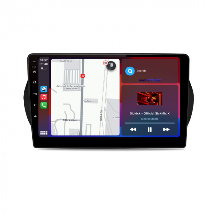 Navigatie Dedicata Citroen Nemo (2008 - 2017), 10Inch, 6Gb Ram, 128Gb Stocare, Carplay [3]
