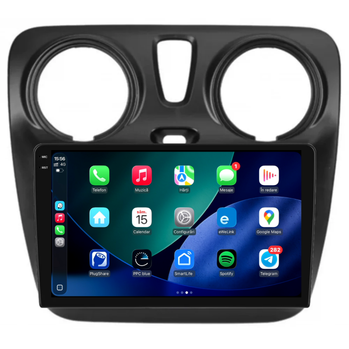 Navigatie Dedicata Dacia Dokker / Lodgy (2012-2020), 2K, 8Gb Ram, 256Gb Stocare, Carplay [3]
