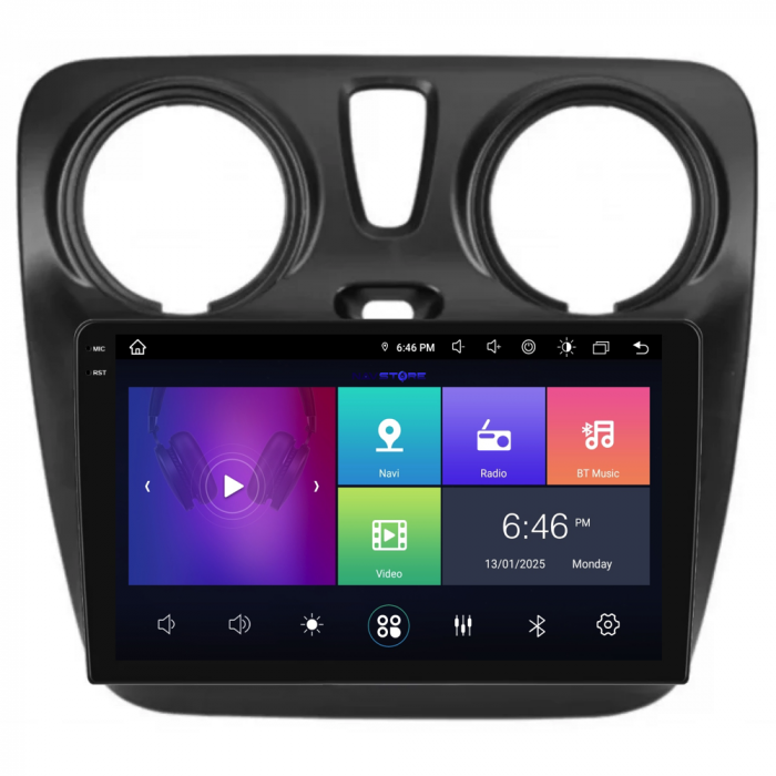 Navigatie Dedicata Dacia Dokker / Lodgy (2012-2020),QuadCore, 9Inch, 4Gb Ram, 64Gb Stocare, Carplay [6]