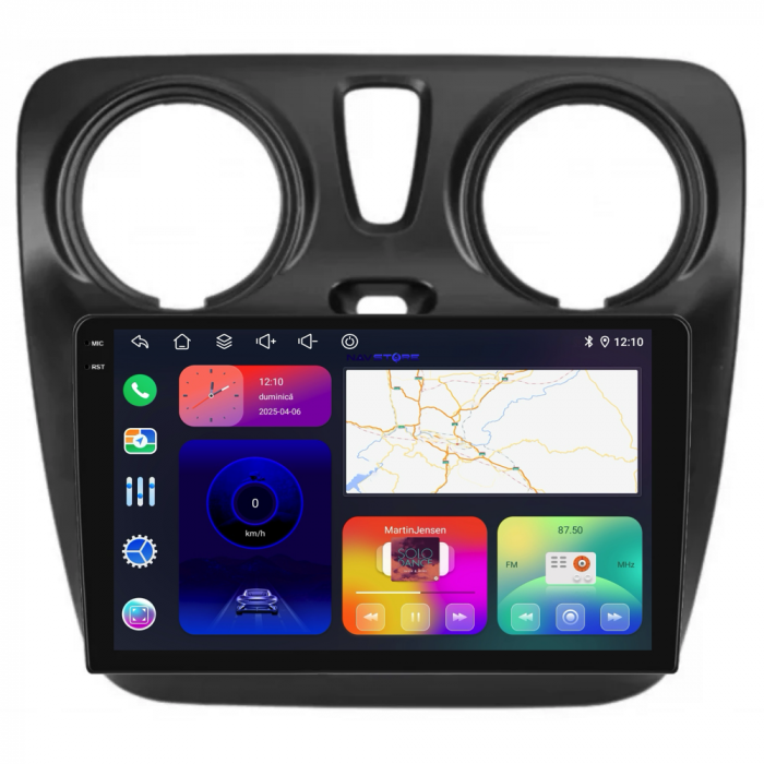 Navigatie Dedicata Dacia Dokker / Lodgy (2012-2020),Incell 9Inch, 6Gb Ram, 128Gb Stocare, Carplay [5]