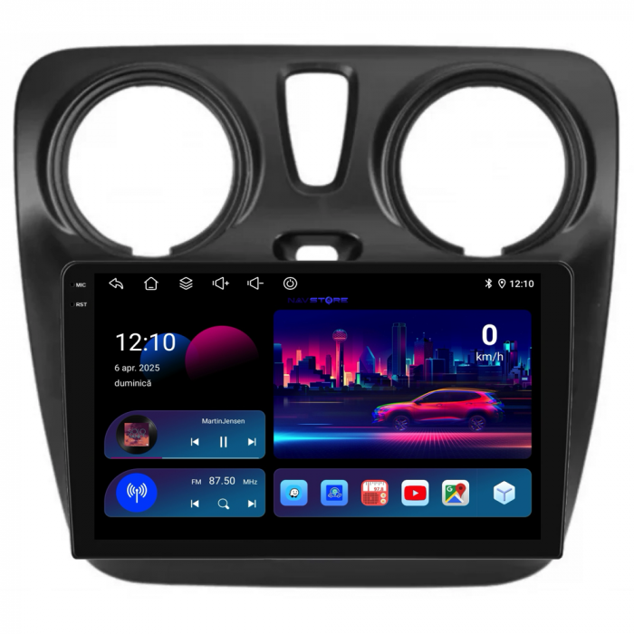 Navigatie Dedicata Dacia Dokker / Lodgy (2012-2020),Incell 9Inch, 6Gb Ram, 128Gb Stocare, Carplay [4]