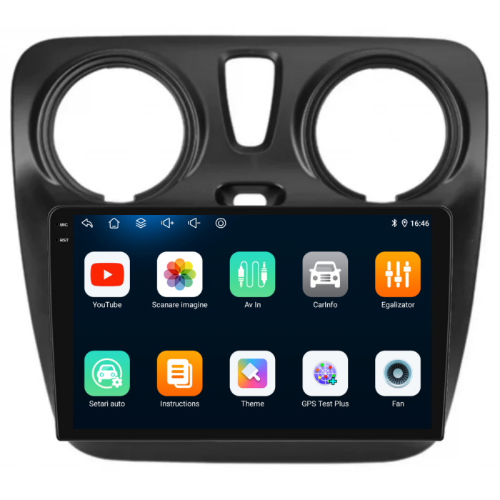 Navigatie Dedicata Dacia Dokker / Lodgy (2012-2020),QuadCore, 9Inch, 4Gb Ram, 64Gb Stocare, Carplay [6]