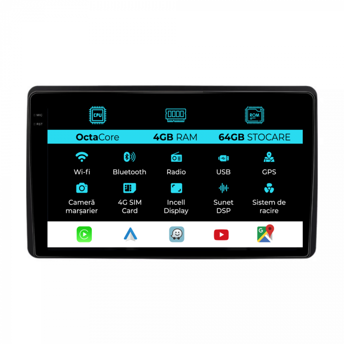 Navigatie Dedicata Dacia Duster (2018 - 2022), 10Inch, 4Gb Ram, 64Gb Stocare, Carplay [1]